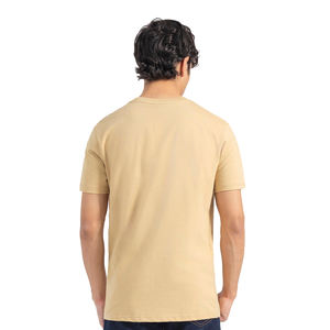 Suministro directo de fábrica Camiseta de algodón 100% de alta calidad para hombre Patrón personalizado con tela de pana Diseño de EE. UU. - Product Image 6