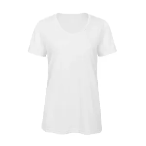 T-shirt promotionnel personnalisé en tissu mélangé pour femmes, idéal pour le merchandising - Product Image 6