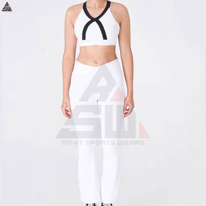 Conjuntos Deportivos de Yoga de Talla Grande para Mujer, 2 Piezas, Leggings de Yoga con Logotipo Frontal, OEM y ODM - Product Image 6