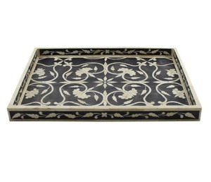 Elegante Bandeja para Servir de Hueso con Diseño Exclusivo, Hecha a Mano, Tamaño Personalizable, Incrustaciones Modernas, Alta Calidad, Larga Duración, para Uso en el Hogar y Restaurantes - Product Image 2