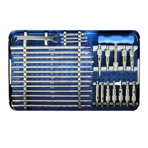 Implantes Ortopédicos, Placa de Neurocirugía Maxilofacial, Sistema de Placa de Bloqueo Maxilofacial de Titanio para Fijación Craneofacial - Product Image 2