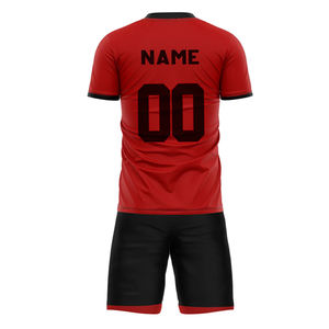 Ropa deportiva de fabricación profesional, Conjunto de camiseta y pantalones cortos de fútbol, servicio OEM, ropa de entrenamiento, uniforme de fútbol a la venta - Product Image 3