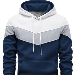 เสื้อฮู้ดสวมหัวสำหรับผู้ชายเสื้อสเวตเชิ้ตโลโก้ย้อมสีพื้นทำจากโพลีเอสเตอร์สำหรับฤดูหนาวดีไซน์แบบกำหนดเอง100% - Product Image 1