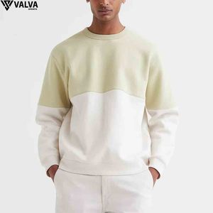 Sweat-shirts d'hiver pour hommes à col rond en coton mélangé doublés de polaire, couleurs et logo personnalisables, sweat-shirts à manches longues de haute qualité - Product Image 1