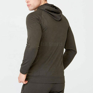 Custom Made Men Winter Zipper Hoodies 100% Cotton Breathable Eco-Friendly Streetwear Fashion Wear Pakistan Manufacture Best - Product Image 2