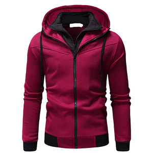 Sudadera con capucha de algodón 100% con cremallera, ropa de moda OEM, venta al por mayor - Product Image 1