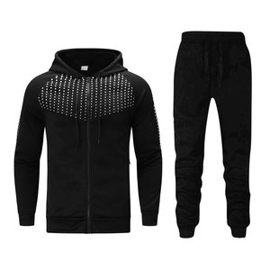 Printemps automne vêtements de sport pour hommes survêtement personnalisé pour hommes ensemble de survêtements de sport de gymnastique pour hommes - Product Image 1