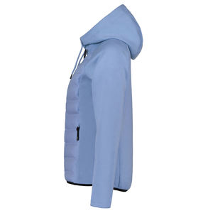 Veste hybride à capuche pour femme, imperméable, coupe-vent, respirante, séchage rapide, chaude pour l'hiver, veste à capuche en polaire, col à capuche, OEM - Product Image 6
