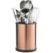 Atest-Soporte de cuchara de cobre redondo hecho a mano, utensilios de cocina de acero inoxidable/Cobre, gran oferta - Product Image 4