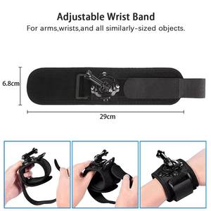 Correa de Muñeca para Cámara Deportiva de Alta Calidad con Rotación de <span class=keywords><strong>360</strong></span> Grados, Material ABS - Product Image 3