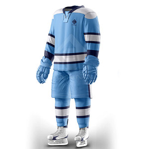 Conjuntos de hockey sobre hielo con logotipo personalizado y precio al por mayor, uniformes deportivos de equipo a la moda - Product Image 4