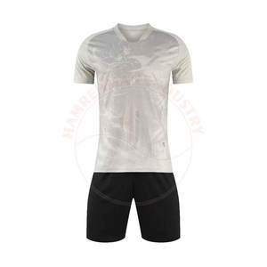 ชุดเสื้อฟุตบอลสำหรับผู้ชายชุดยูนิฟอร์มฟุตบอลสีพิมพ์ซับลิเมชันงาน OEM - Product Image 1