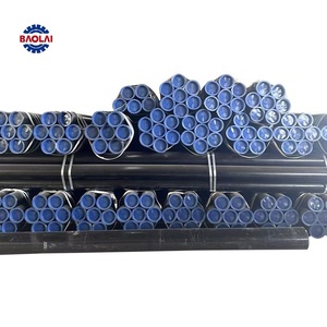 Tuyau en acier sans soudure Baolai ASTM A106/A53 <span class=keywords><strong>GR</strong></span> B avec revêtement noir pour le transport de pétrole et de gaz, plusieurs tailles SCH40 - Product Image 6