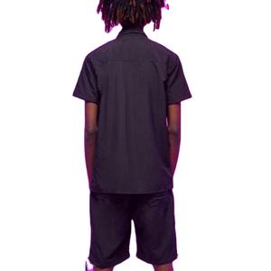 New Arrival Custom Logo Printed Solid Cotton Windbreaker Windproof Tracksuit Quick Dry Eco-Friendly Drawstring <b>Jackets</b> Shorts - Product Image 2