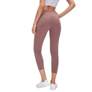 <b>Capri</b> leggings <b>women</b> seamless yoga gym training stretch breathable soft compression flexible high waist comfortable daily wear - Product Image 3
