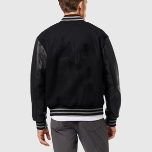 OEM Directo de fábrica Original Varsity Letterman Chaquetas Lana chaqueta de béisbol de la universidad para los hombres - Product Image 4