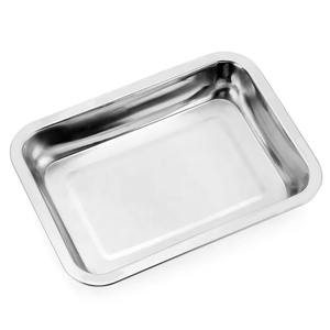 Plateau d'instruments chirurgicaux manuel en acier inoxydable de qualité supérieure, durable, stérilisation à haute température, organisateur de rangement médical pour - Product Image 3