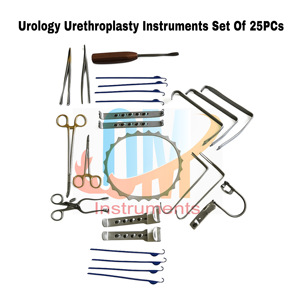 Juego de Instrumentos de Uretroplastia Urológica de 25 Piezas, Instrumentos Quirúrgicos Premium Reutilizables de Acero Inoxidable de Alta Calidad con Certificación CE - Product Image 4