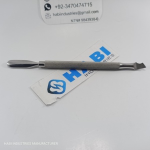 High Quality Double-Ended Nail <b>Cuticle</b> Pusher Mirror Finish Stainless Steel Beauty Product for <b>Cuticle</b> Cleaning - Product Image 1