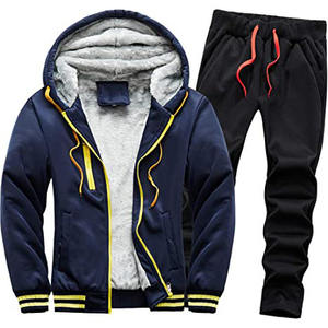 Ensembles de vêtements d'automne à capuche unisexe en coton de haute qualité pour hommes - Product Image 5