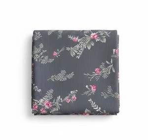 Ensemble de draps de lit en microfibre moderne géométrique de luxe, taille Queen, avec garnissage en polyester, gris foncé, 2 taies d'oreiller - Product Image 4