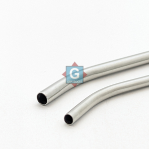 Aiguille de piercing pour le nez en acier inoxydable argenté, tube récepteur, haute qualité, style punk, emballage personnalisé, bijoux de corps gris roche - Product Image 2