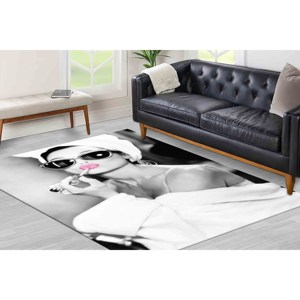 Alfombra Estampada - Diseños Modernos, Clásicos e Icónicos para Decoración del Hogar, con Pelo Suave - Product Image 3