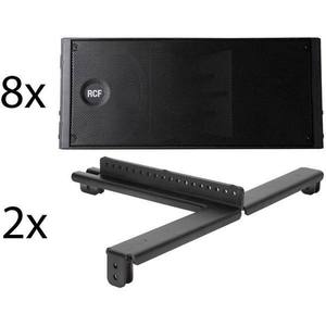 RC <span class=keywords><strong>F</strong></span> HDL20-A çift 10 "Flybar ve kablolar ile 1400W aktif hat dizisi modülü kiti (2 paket) - Product Image 2