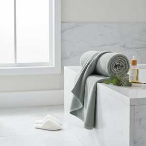 MYT-EX Serviette de Bain Hôtelière 100% Coton Turc 70x140cm Super Absorbante Durable Grande Douce Premium Moderne Jacquard Tissé Éponge - Product Image 4