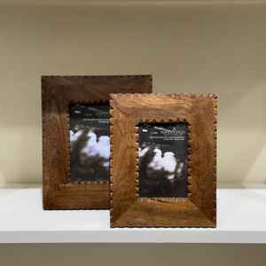 Cadre photo P encadré personnalisé, cadres photo rectangulaires de luxe, cadre en pierre naturelle fait à la main, cadre photo de salon pour femmes - Product Image 1