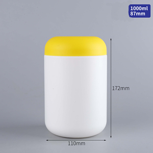 Emballage de complément alimentaire en PET de qualité alimentaire personnalisé en gros, 500 ml, 1000 ml, avec bouchon à vis, pour gelée et sucre - Product Image 5