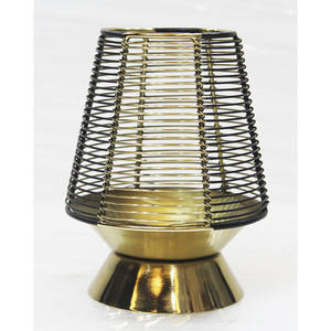 Luxury <b>Black</b> Metal <b>Candle</b> Votive New Design for Christmas Wedding Decor Tabletop Wire <b>Candle</b> <b>Holder</b> for Home Decoration - Product Image 2