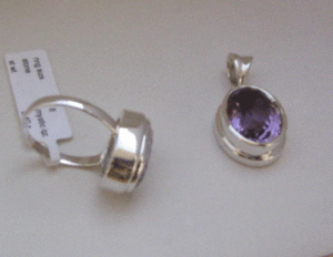 Shah Gems 925 Sterling Silver Natural Amethyst <b>Set</b> for Women <b>Gold</b> Rose <b>Gold</b> for Party Wedding Featuring Zircon Pearl Diamond - Product Image 1