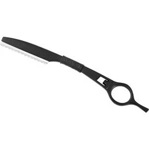 Black Plastic Barber <b>Razor</b> for Face Beard Body & <b>Bikini</b>-Disposable Single Blade - Product Image 1