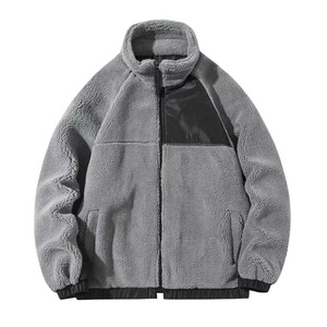New Style <b>Sherpa</b> Fleece <b>Jackets</b> <b>Men</b> Winter, Custom Baggy Fitting Fleece <b>Jackets</b> <b>Men</b> Shearling Faux Fur <b>Jacket</b> - Product Image 1