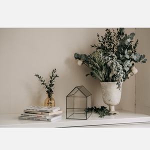 Modern <b>Mini</b> Glass Terrarium Customised Black Metal Frame Geometric Shaped Outdoor Wedding Home Use Table Top Floor <b>Vase</b> Custom - Product Image 5