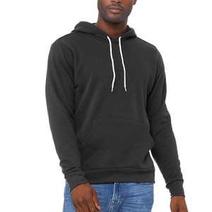 Sudaderas con capucha blancas al por mayor Bella lienzo Bulk negro sudaderas con capucha al por mayor - Product Image 2