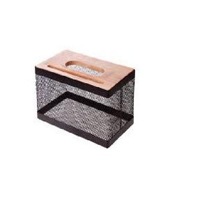 Décoration de table à domicile, porte-mouchoirs en papier, boîte à mouchoirs en fil métallique noir, boîte à serviettes carrée, décoration de table pour fête d'anniversaire - Product Image 1