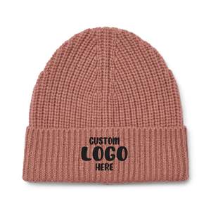 Bonnets personnalisés Casquettes rondes et chaudes Chapeaux Bonnets tricotés avec doublure intérieure en soie Bonnet de course Casquettes d'hiver - Product Image 3