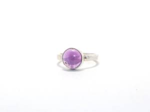 Top qualité mode en gros bague en argent Sterling 925 violet améthyste bague en pierres précieuses bijoux en argent personnalisés aux prix d'usine - Product Image 3