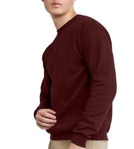 Nouveau design, sweat-shirts pour hommes en coton 100%, coupe ample, vêtements décontractés, couleur unie tendance, sweat-shirt respirant - Product Image 5
