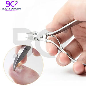 Coupe-ongles en acier inoxydable, outil de manucure professionnel, lame courbée à large ouverture, coupe-ongles durable et tranchant pour cuticules - Product Image 5