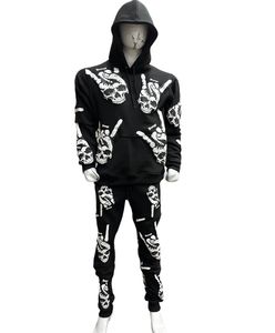 Conjunto de chándal de lana de algodón 100% personalizado para hombre, ropa de calle pesada transpirable GSM pesada de alta calidad para gimnasio para deportes de invierno - Product Image 1