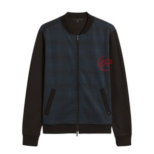 Service OEM – Nouveaux Blousons Bomber d'Hiver pour Hommes à Manches Longues, Fermeture Éclair Intégrale, Logo sur le Devant, Col Montant – Durables et Élégants - Product Image 1