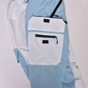 Pantalon de ski personnalisé professionnel de haute qualité pantalon de neige d'hiver imperméable respirant avec fermeture à glissière extérieure Baggy coupe-vent - Product Image 4