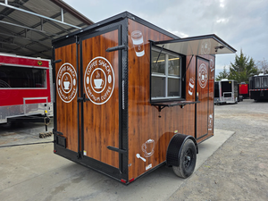 Camion-restaurant mobile sur roues, thème café, 7x12, à vendre - Product Image 6