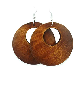 Pendiente de madera de acacia de lujo y pendiente de madera moderno de diseño de mejor calidad para joyería de mujeres y niñas a precio competitivo - Product Image 4