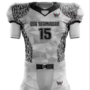 Uniformes de Fútbol Americano de Última Generación, Spandex/Algodón, Antibacterianos, Protección UV, Transpirables, Tallas Grandes, Colores y Logotipos Personalizados - Product Image 1