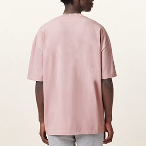 เสื้อยืดผู้ชายคุณภาพสูง ผ้าฝ้ายถัก 100% น้ำหนักมาก 200 กรัม ทรงโอเวอร์ไซส์ สไตล์สตรีทแวร์ รับสกรีนลายตามสั่ง - Product Image 2