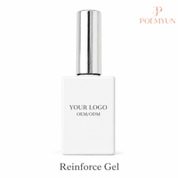 Gel de structure transparente, fort, pour renforcer les ongles, gel de construction à viscosité épaisse pour ongles faibles et fins